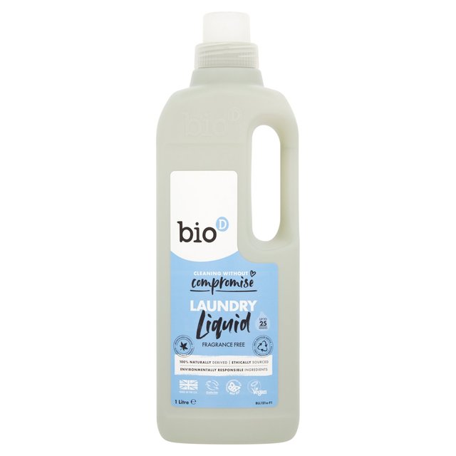 Bio-D Fragrance Free Laundry Liquid   1L GOODS M&S   