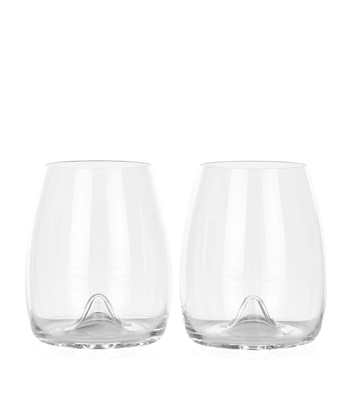 Waterford Elegance stemless wine glasses set of 2 (British brand)