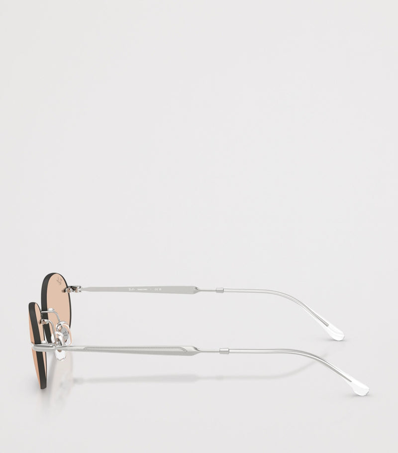 Ray-Ban RB3767 Metal Oval Sunglasses, UK version