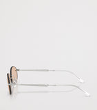 Ray-Ban RB3767 Metal Oval Sunglasses, UK version