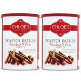 Chloes Hazelnut  Cocoa Wafer Rolls 2 x 400g