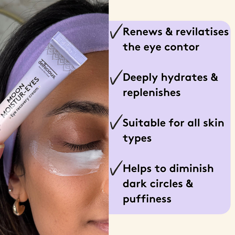 Delhicious eye cream for dark circles (British brand)