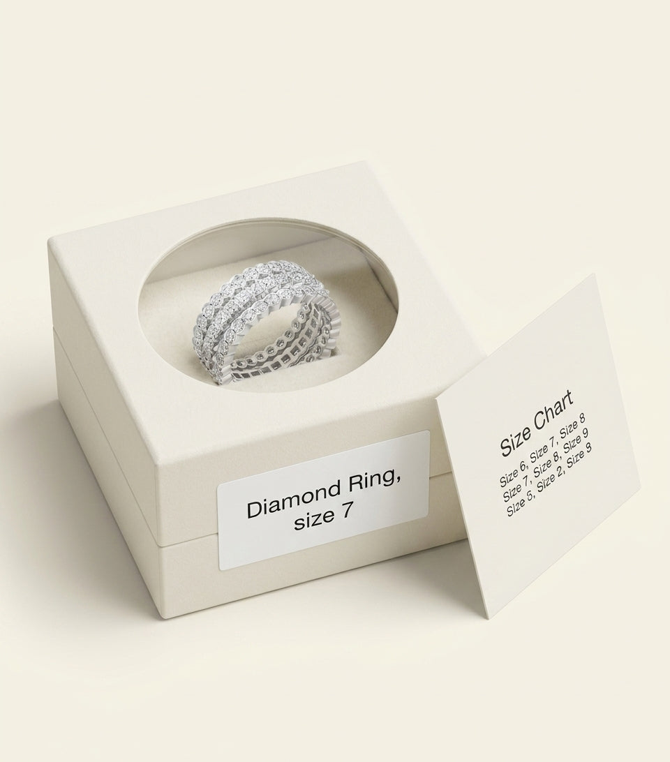Cartier Broderie de Cartier white gold diamond ring - British product