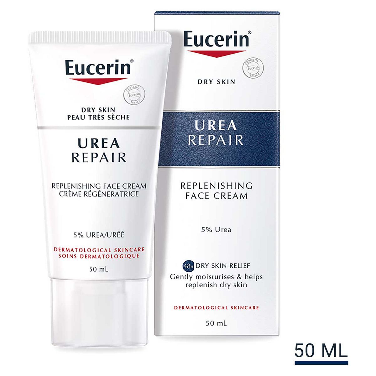 Eucerin Dry Skin Relief Face Cream 5% Urea 50ml GOODS Boots   