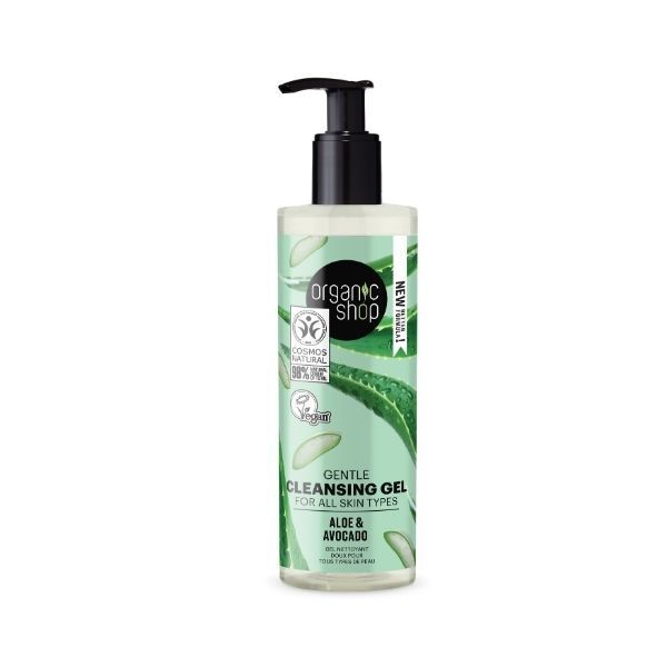 Organic Shop Gentle Cleansing Gel for All Skin Types 200ml