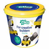Clics Bucket Builders 123 piece building toy set, imported from the UK