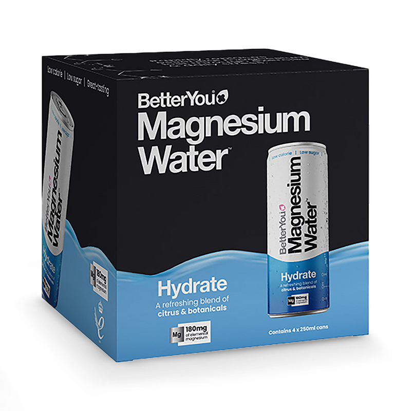 BetterYou magnesium water Citrus Botanicals 4 x 250ml (British brand)
