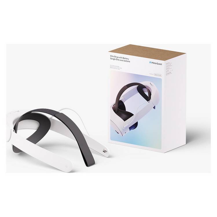 Meta Quest Elite Strap with Battery VR accessory, imported from the UK
