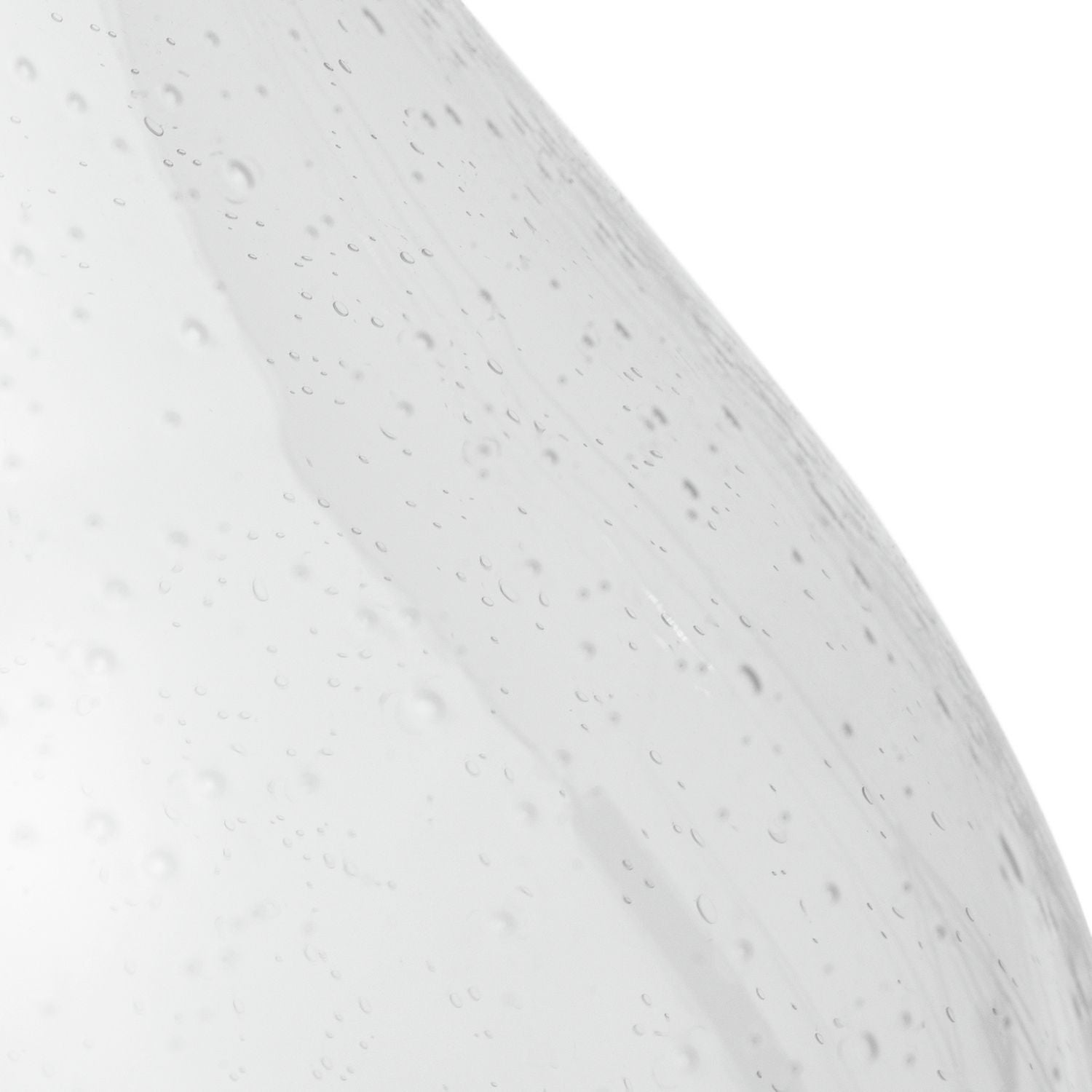Argos Home Abas floor lamp brushed chrome bubble glass 125cm (British brand)