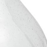 Argos Home Abas floor lamp brushed chrome bubble glass 125cm (British brand)