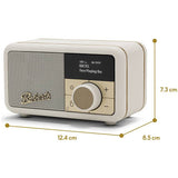 Roberts Revival Petite 2 DAB radio in cream, UK version