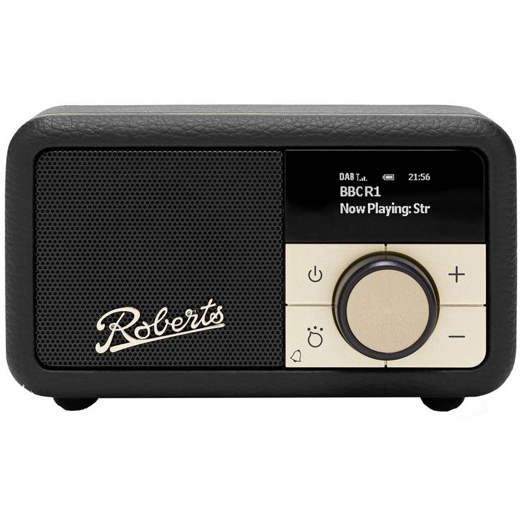 Roberts Revival Petite 2 DAB radio with Bluetooth black (British brand)