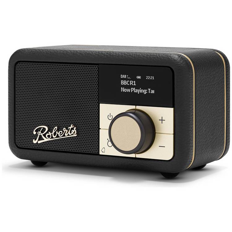 Roberts Revival Petite 2 DAB radio with Bluetooth black (British brand)