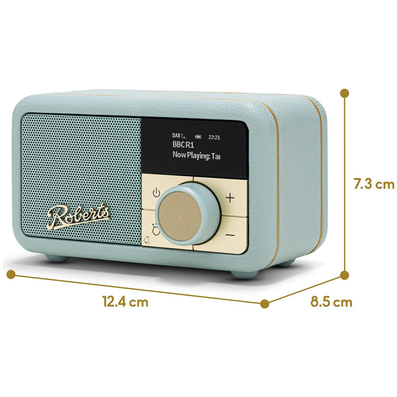 Roberts Revival Petite 2 DAB radio Duck Egg, imported from the UK