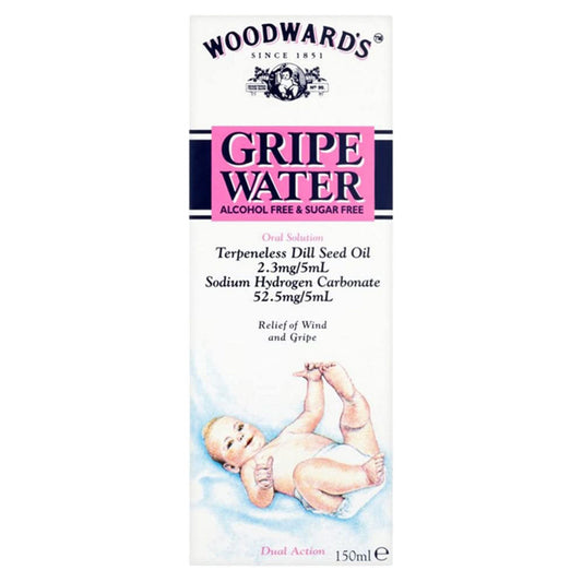 Woodward's Gripe Water Dual Action Relief of Wind and Gripe 150ml Baby healthcare ASDA   
