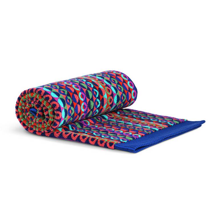 Habitat Ronda Circles bath sheet multi, UK version