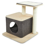 Petface cat hide box with scratch platform 54x48x48cm - British product