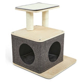Petface cat hide box with scratch platform 54x48x48cm - British product