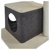 Petface cat hide box with scratch platform 54x48x48cm - British product