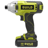 Guild cordless impact driver 18V 2Ah - British product