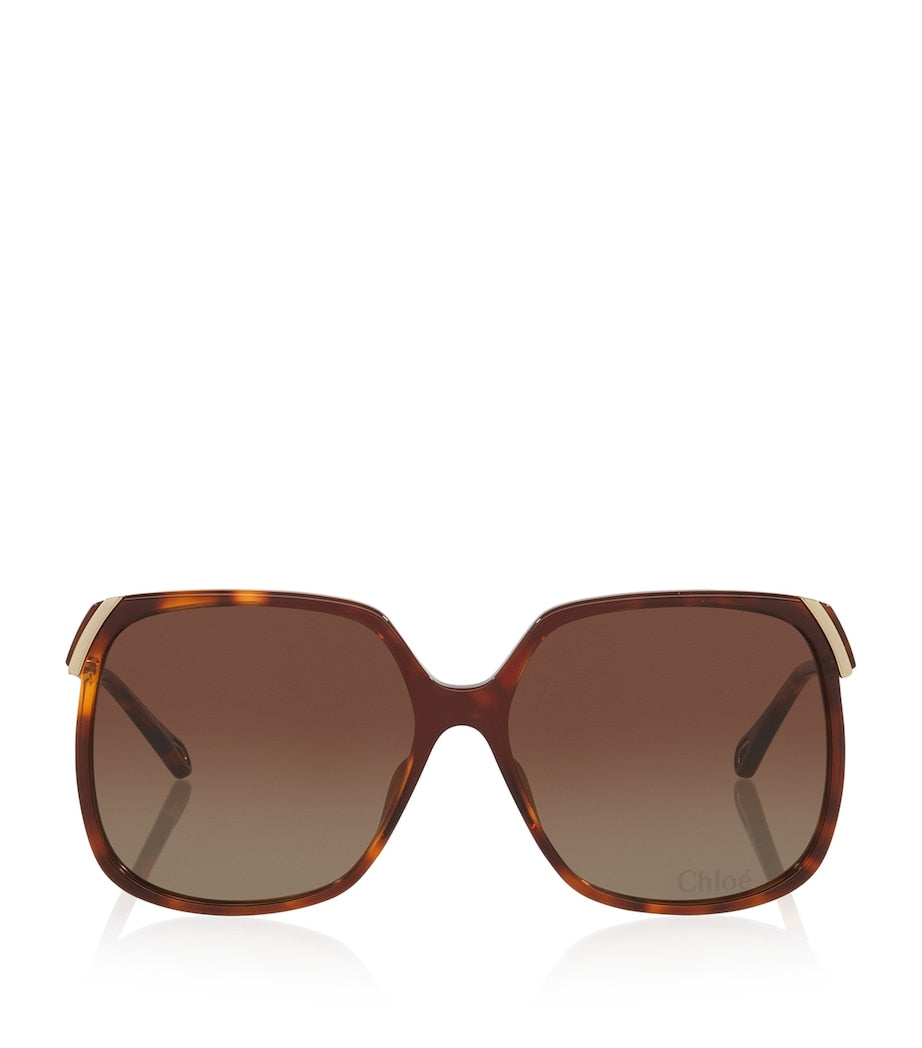 Chloé rectangular acetate sunglasses, imported from the UK
