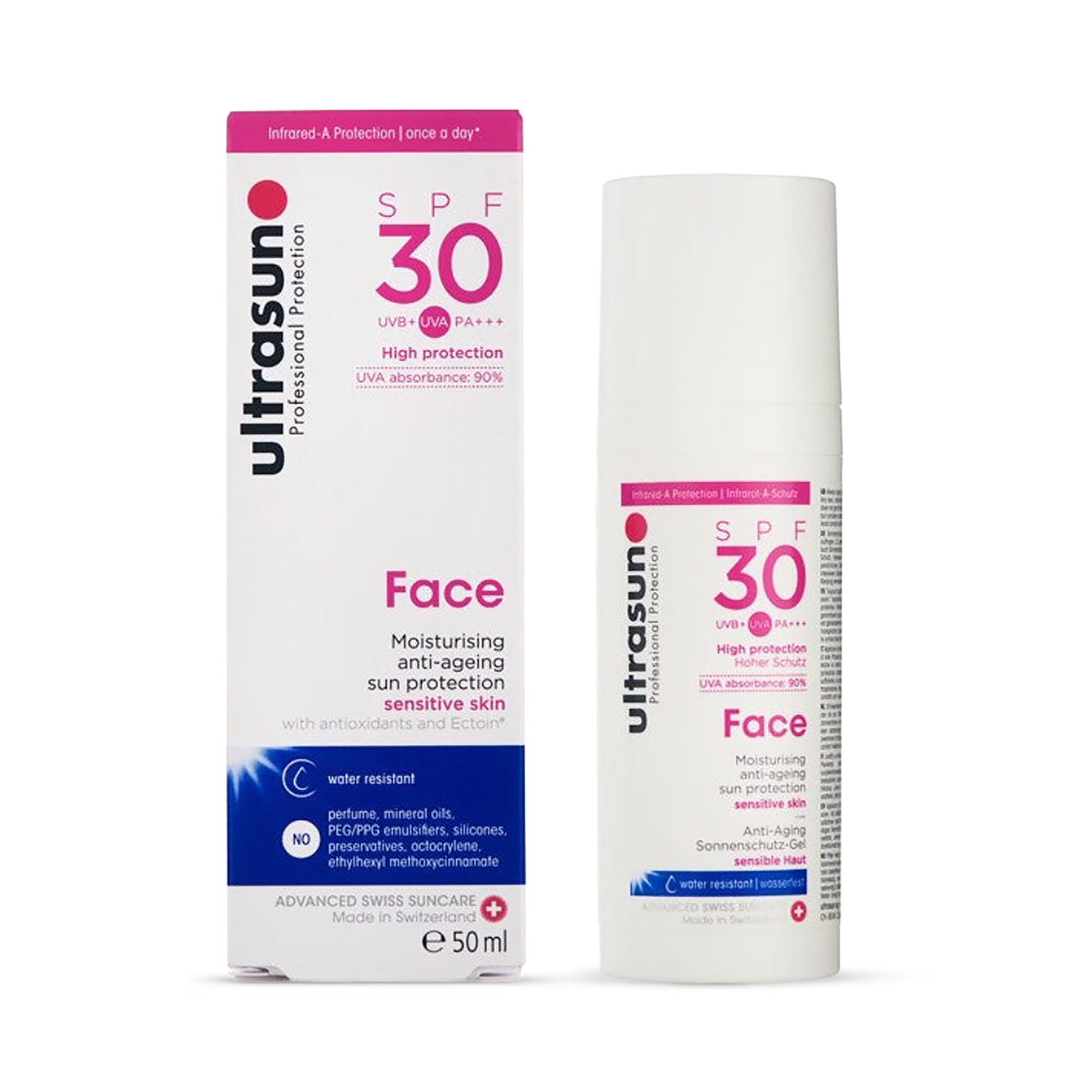 Ultrasun face sunscreen SPF 30 50ml (British brand)