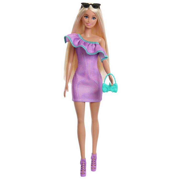 Barbie fashion doll 32cm with outfits and accessories - British product