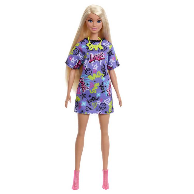 Barbie fashion doll 32cm with outfits and accessories - British product