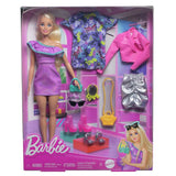 Barbie fashion doll 32cm with outfits and accessories - British product