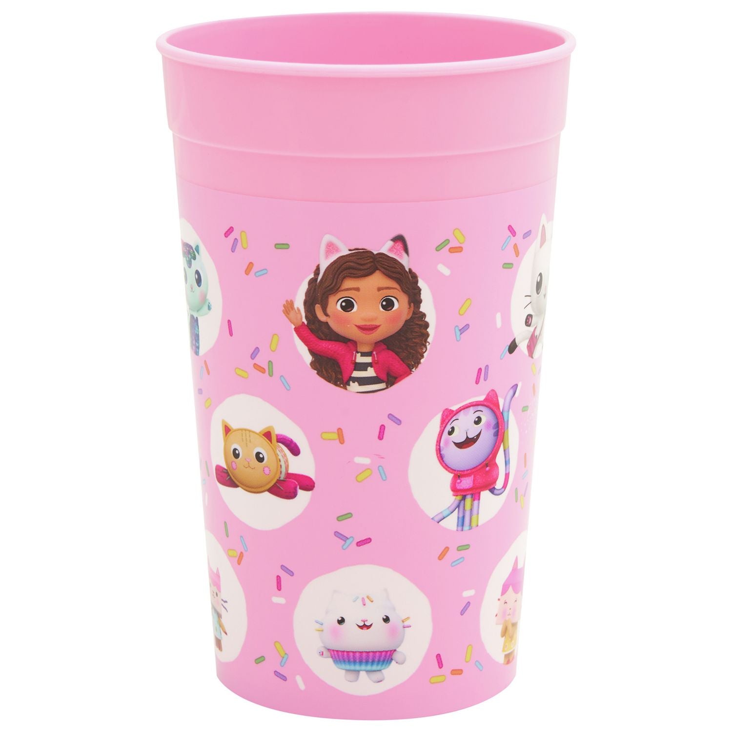 Gabby's Dollhouse pink kids dinner set 3 piece - British product