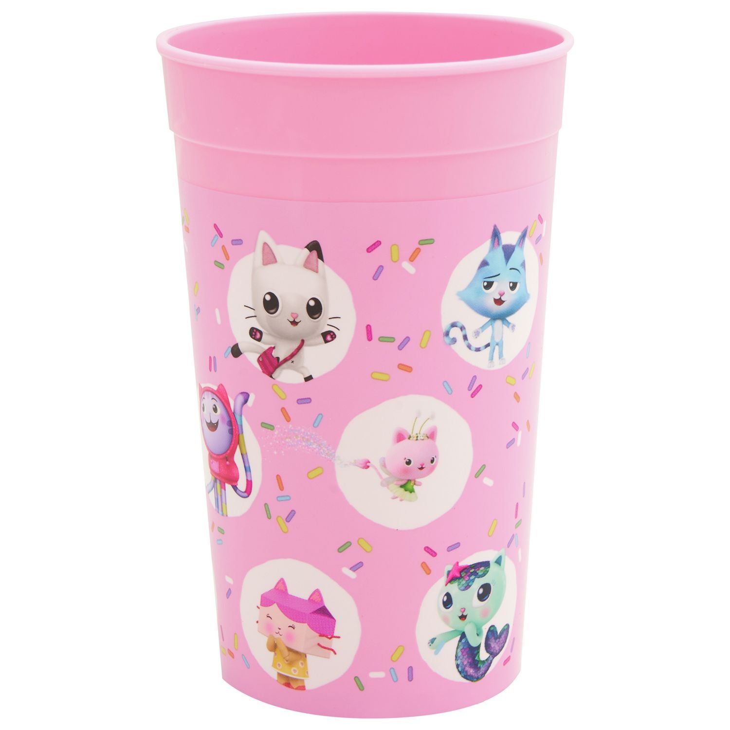 Gabby's Dollhouse pink kids dinner set 3 piece - British product