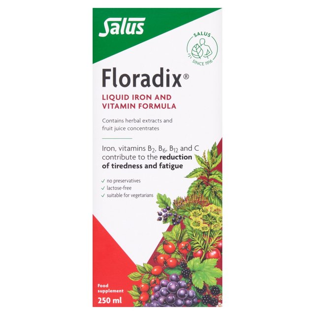 Floradix Liquid Iron & Vitamin Formula 250ml | McGrocer