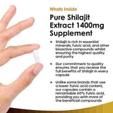 New Leaf Shilajit Capsules 1400mg + 60% Fulvic Acid 120 Caps GOODS Superdrug   