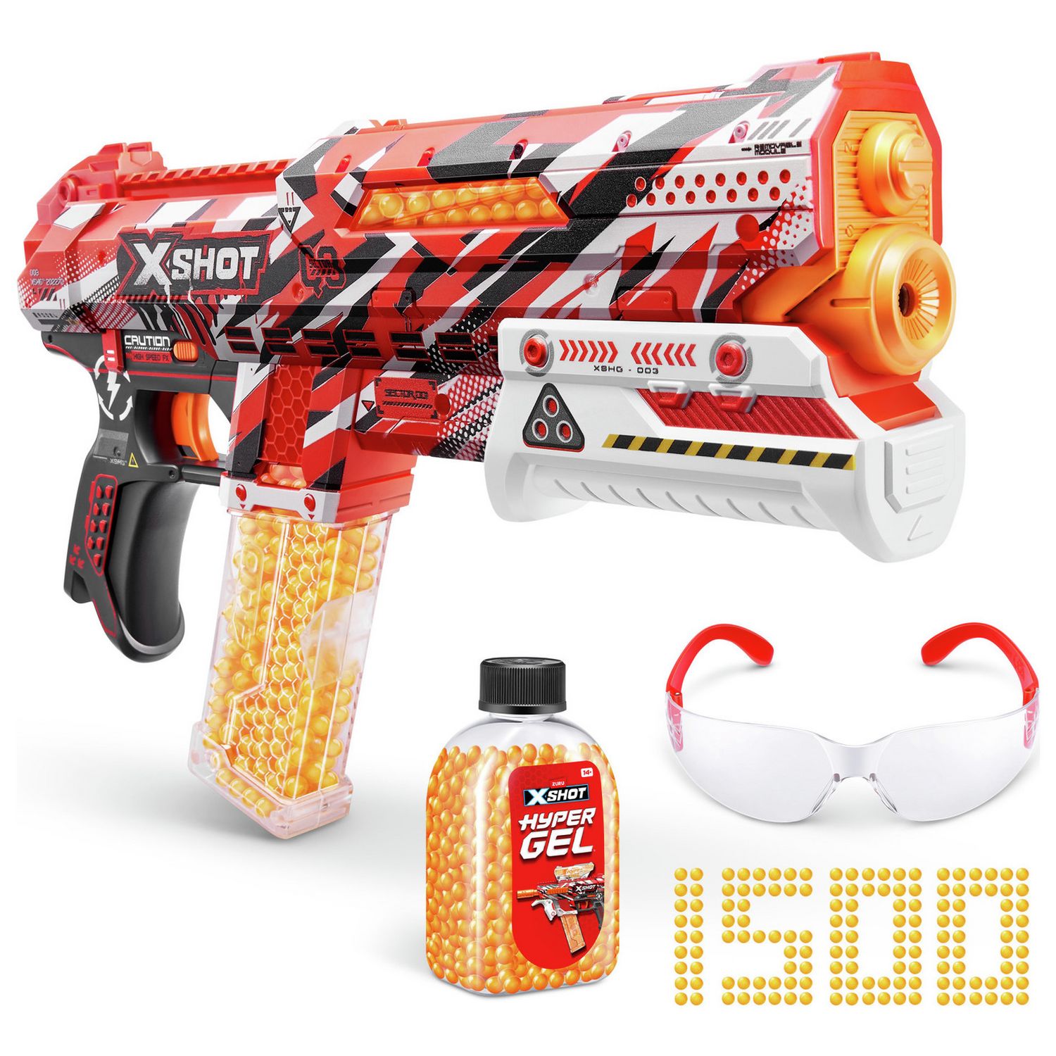XSHOT Hyper Gel Clutch gel blaster toy 1500 gellets, imported from the UK