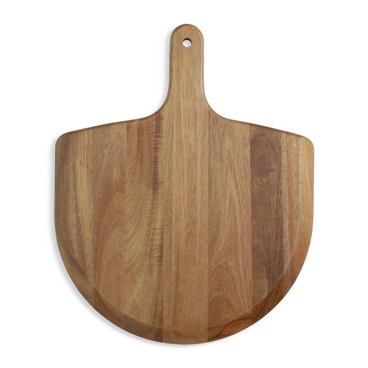 Habitat large acacia wood pizza board with cutter (British brand)