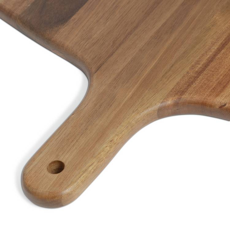 Habitat large acacia wood pizza board with cutter (British brand)