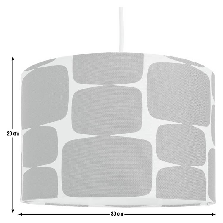 Habitat x Scion teal Lohko lampshade 30cm, imported from the UK