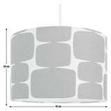 Habitat x Scion teal Lohko lampshade 30cm, imported from the UK