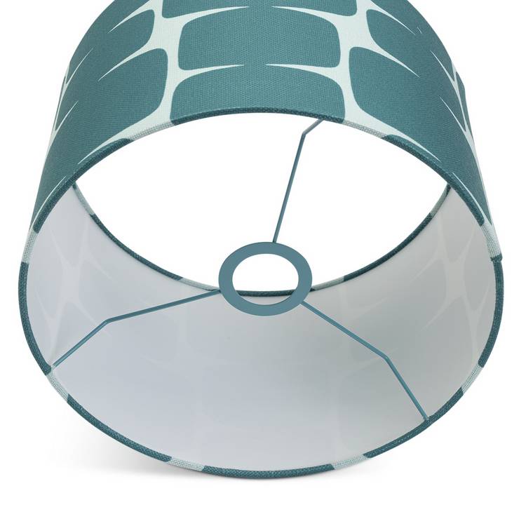 Habitat x Scion teal Lohko lampshade 30cm, imported from the UK