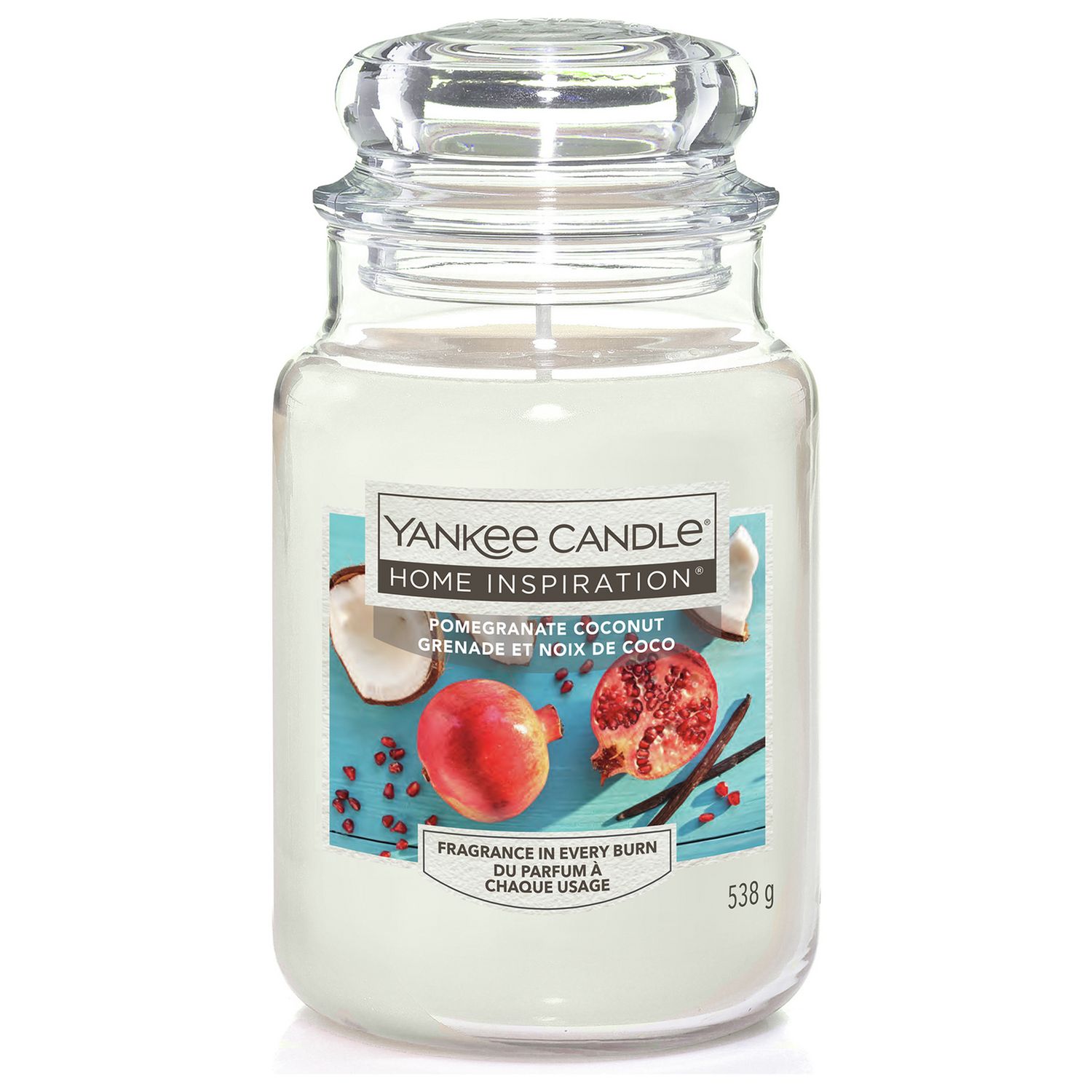Yankee Candle large scented candle Pomegranate Coconut (British brand)