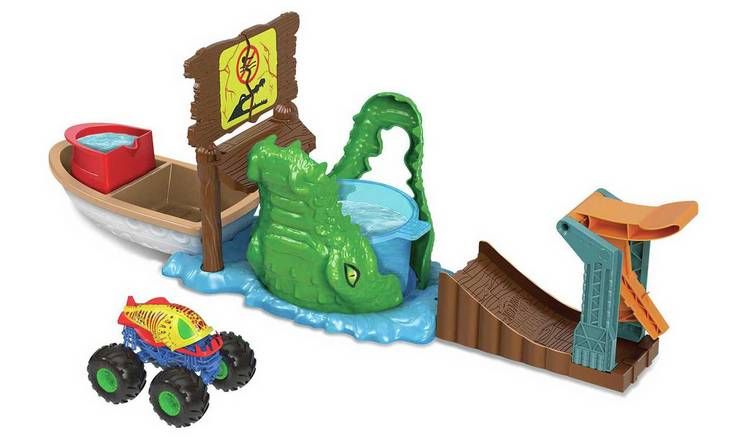 Hot Wheels Monster Trucks Swamp Chomp Playset GOODS Argos