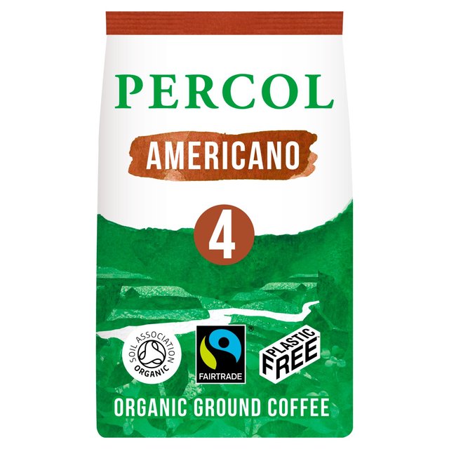 Percol Rich Americano Organic Ground Coffee   200g GOODS M&S   