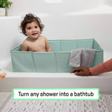 Ingenuity Tuck Away Folding Bath Tub for children 1 to 5 years, imported from the UK