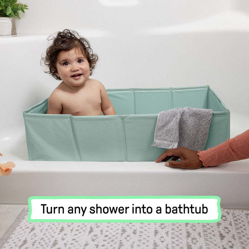 Ingenuity Tuck Away Folding Bath Tub for children 1 to 5 years, imported from the UK