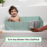 Ingenuity Tuck Away Folding Bath Tub for children 1 to 5 years, imported from the UK