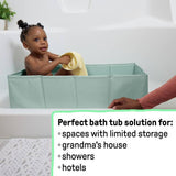 Ingenuity Tuck Away Folding Bath Tub for children 1 to 5 years, imported from the UK