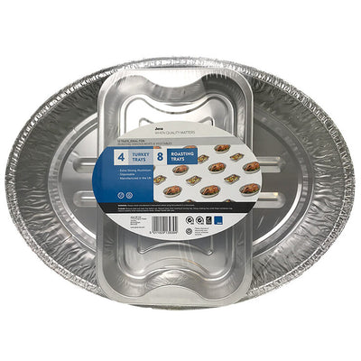 Costco UK Jena Einweg-Bratpfannen 12er Pack Aluminium - Online bei McGrocer kaufen