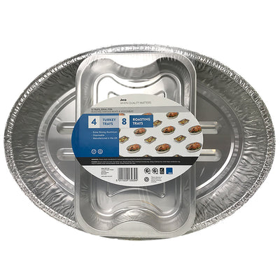 Costco UK Jena Einweg-Bratpfannen 12er Pack Aluminium - Online bei McGrocer kaufen