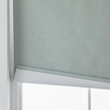 Habitat Textured Blackout Sage Green Roller Blind - 120cm