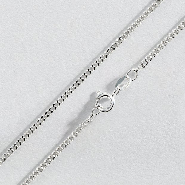 Revere sterling silver curb chain 24 inch, UK version